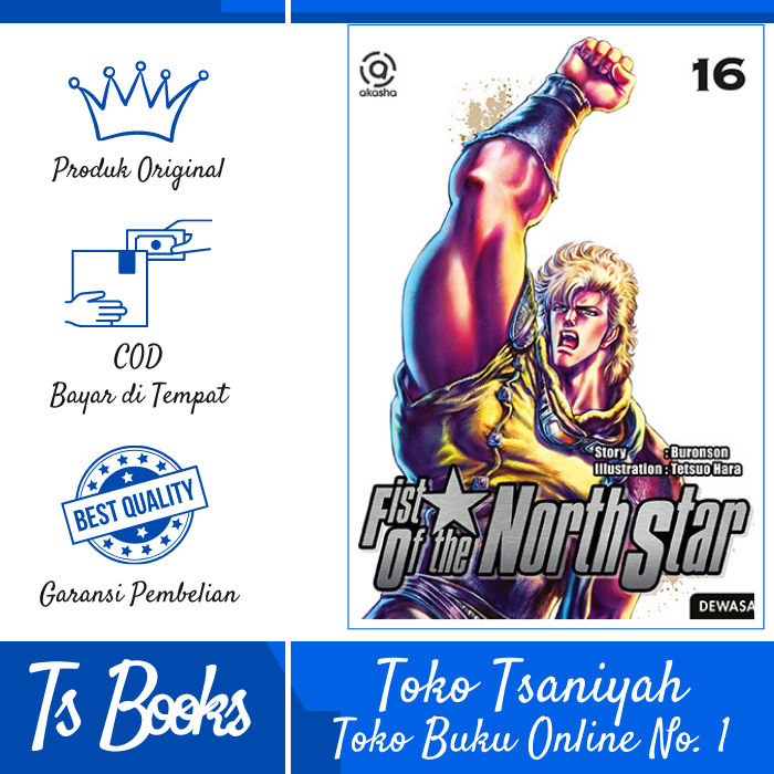 Buku Komik Manga Buku Komik Fist Of The North Star 16 By Tetsuo Hara & Buronson Buku Komik Manga Dew