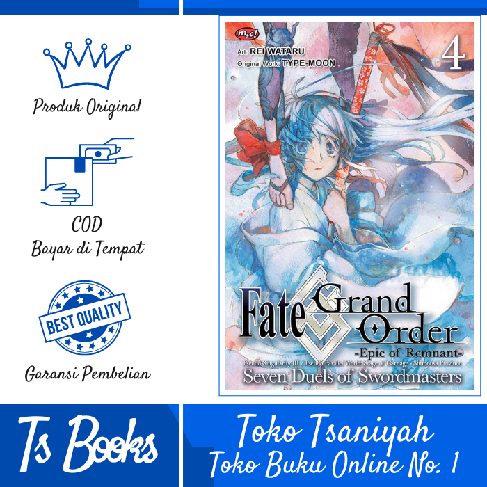 Buku Komik Manga Fate Grand Order Epic Of Remnant Seven Duels Of Swordmasters 4 Buku Komik Manga Dew
