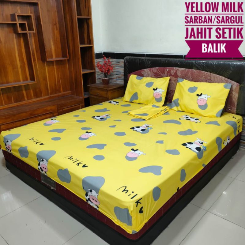 SPREI HOMEMADE MOTIF SAPI COW HEWAN ANIMALS SIZE 180x200 160x200 120x200 MURAH COD TERLARIS