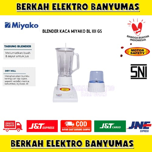 BLENDER KACA MIYAKO 1L / BLENDER KACA MIYAKO / BLENDER MIYAKO BL 101 GS