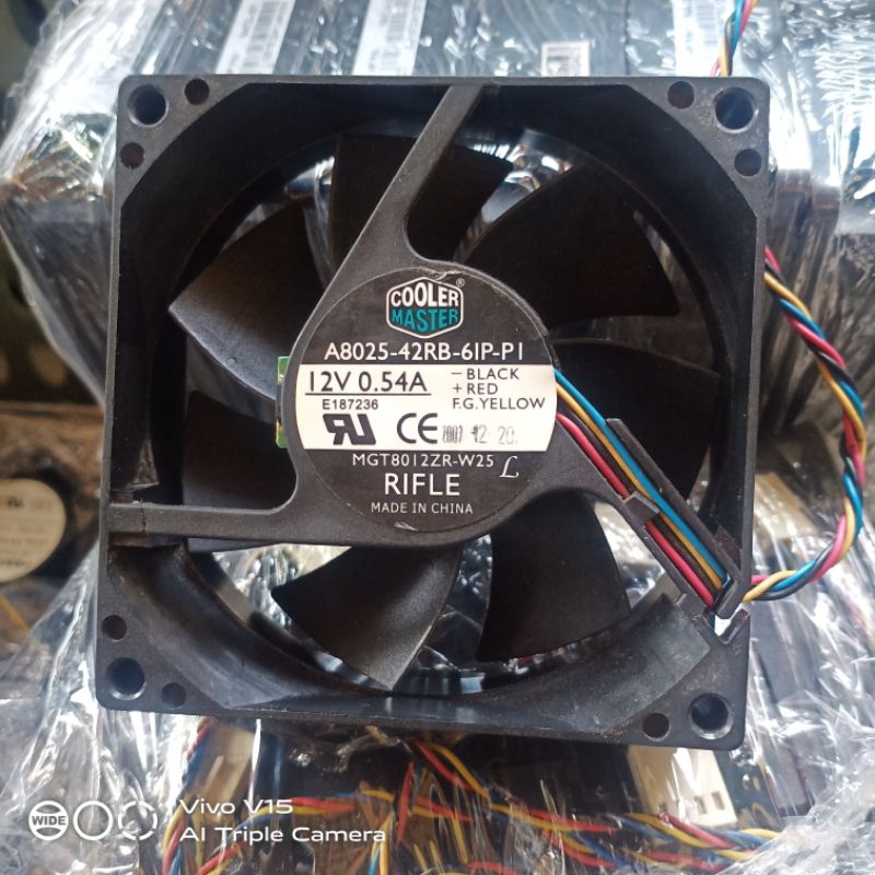 kipas fan 8cm master cooler A8025-42RB/12volt 0,54A/high speed