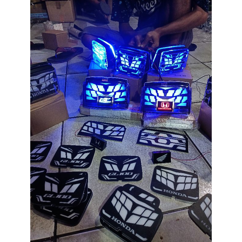 STOPLAMP LED GL00 DAN GL MAX /LAMPU STOP LED GL100 DAN GL MAX