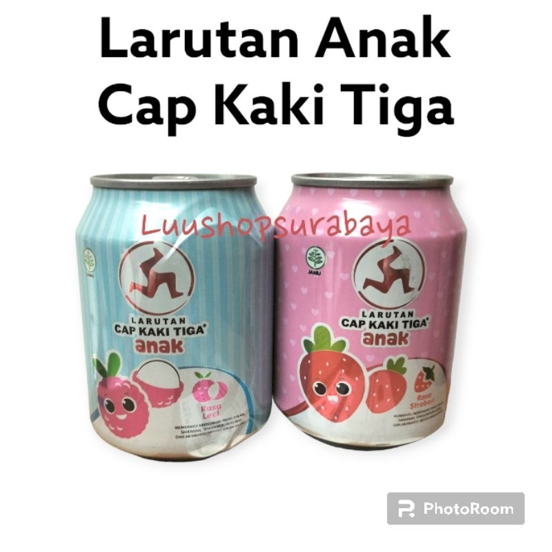 

Cap Kaki Tiga Anak Larutan Penyegar Kaleng 250 ml