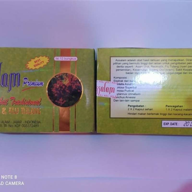 

BEAUTYCOSMETIK850// Assalam Jamu Asam Urat & Flu Tulang Original 100%