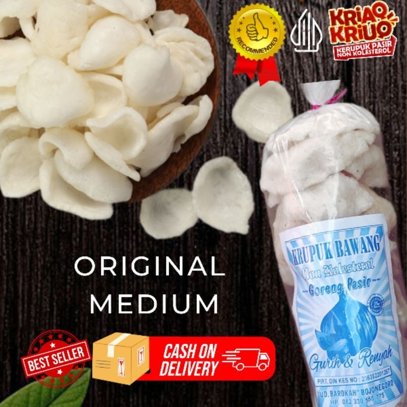 

Kerupuk non kolesterol camilan snack kemasan medium