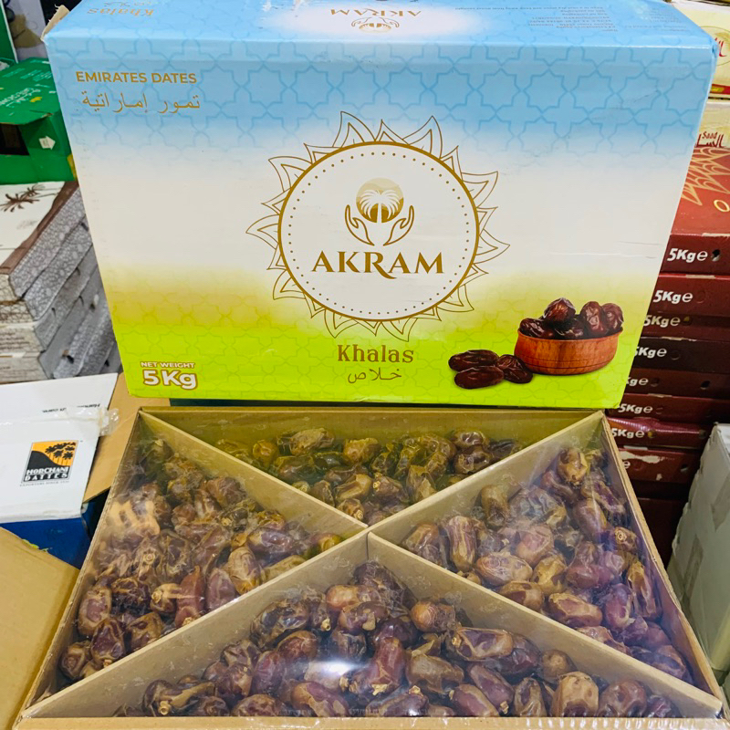 

Kurma Khalas Akram 5kg kurma kholas PREMIUM kurma Emirates