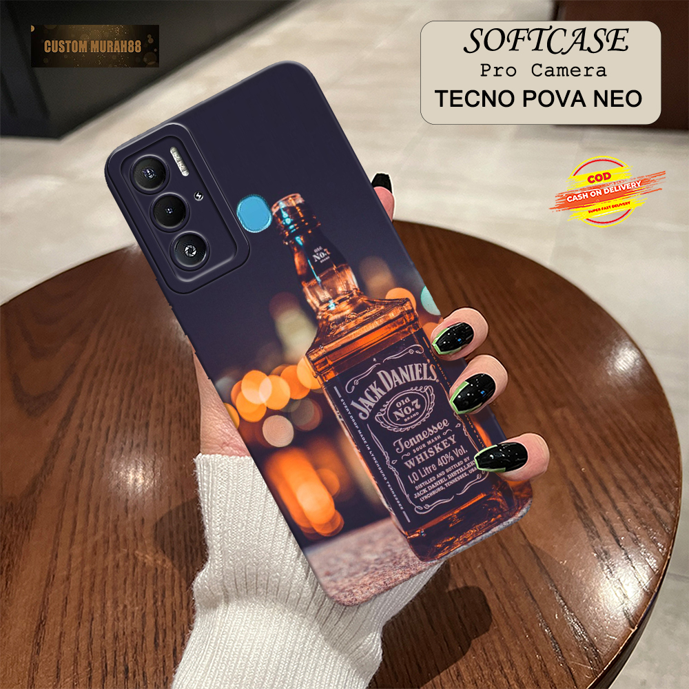 Case Tecno Pova Neo Terbaru - Fashion Case MINUMAN - Casing Hp Tecno Pova Neo - Softcase Pro Camera 