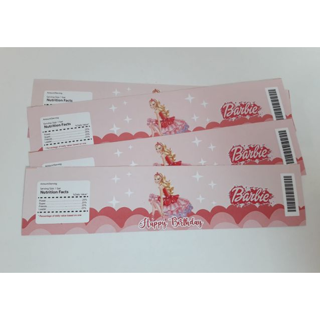 label aqua barbie / label air mineral barbie / label minuman barbie / label aqua custom barbie