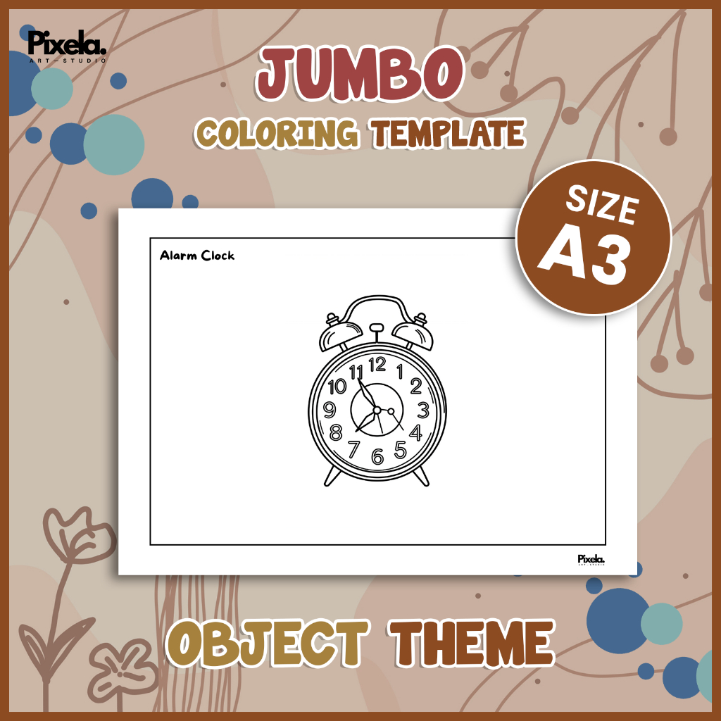 

Kertas Gambar Mewarnai Anak Lucu Jumbo Ukuran A3 Seri Object / Benda Murah untuk PAUD , TK dan SD