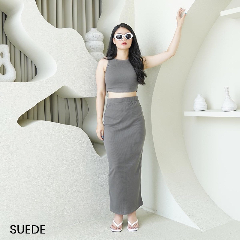 KITA APPAREL | Niku Set |  One Set Knit/ One Set Rok/ One Set Wanita/ Setelan Wanita/ Setelan Rok Wa