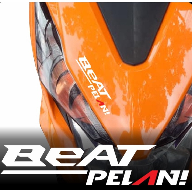 Stiker Motor BEAT PELAN Stiker Keren Viral Tiktok Sticker Motor Beat Karbu Aksesoris Variasi Motor