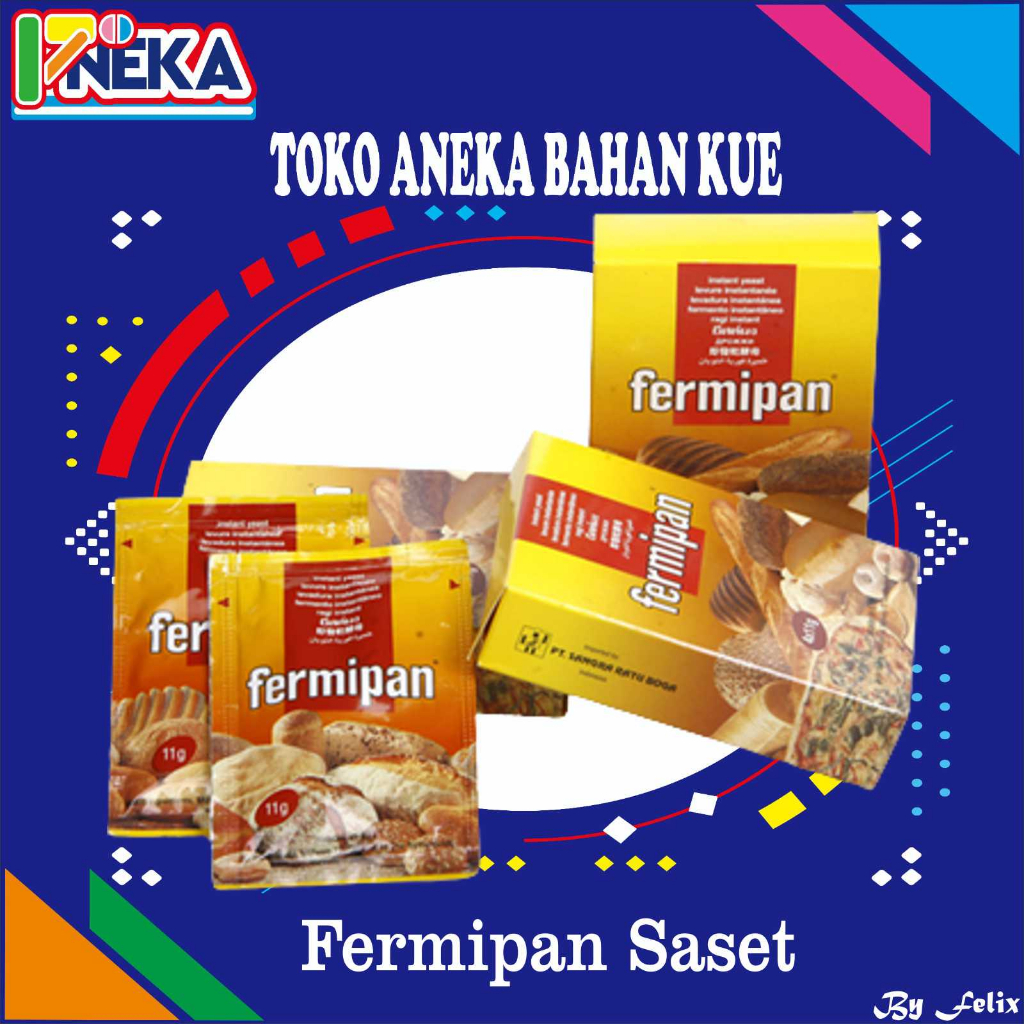 Fermipan Sachet 1 Box=4 Sachet