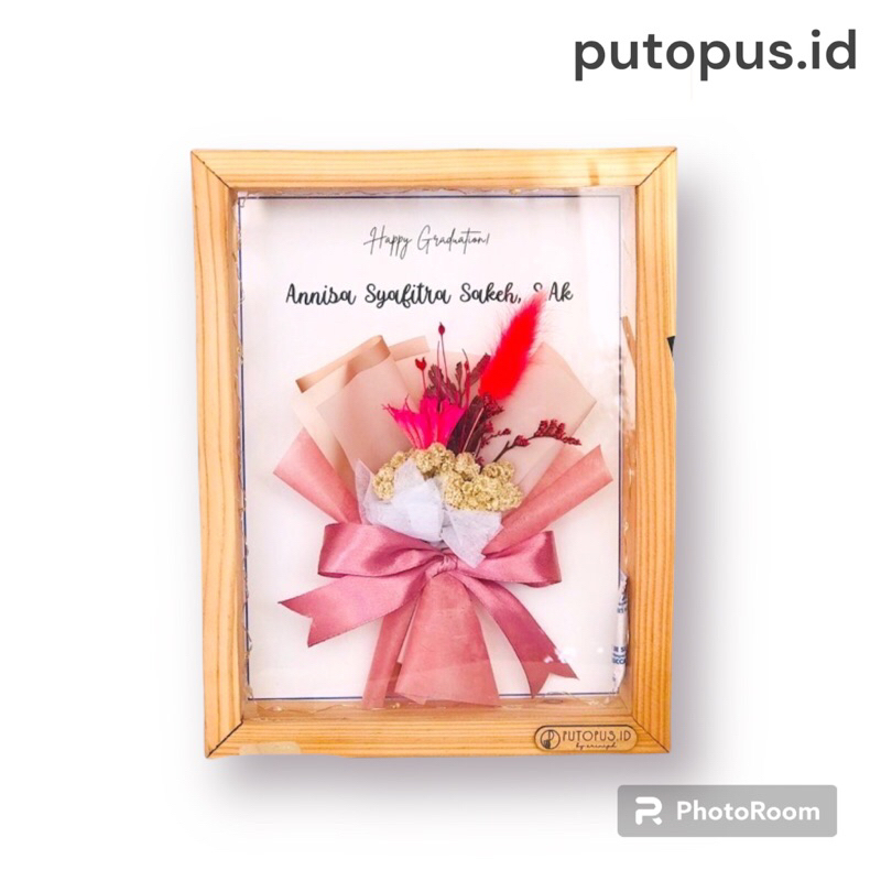 BUKET in FRAME / HADIAH KADO WISUDA / LAMPU TUMBLR