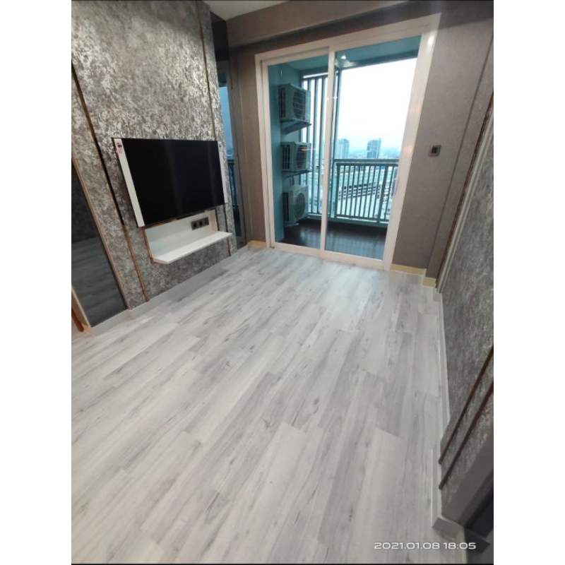 DELUXE PARKIT LANTAI- Parkit Floor - Lantai kayu - Lantai vinyl - Lantai Parkit - uk 1.9m tebal 8mm