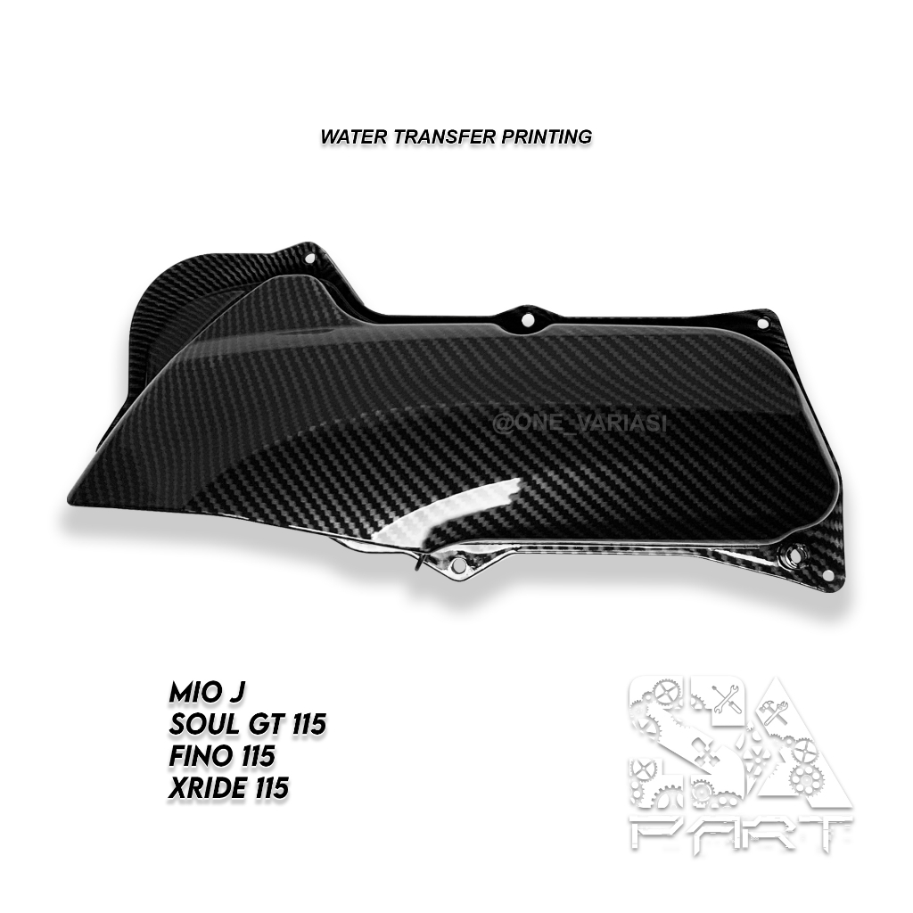 COVER TUTUP BOX FILTER CARBON MIO J MIO GT FINO 115 X RIDE 115 CARBON