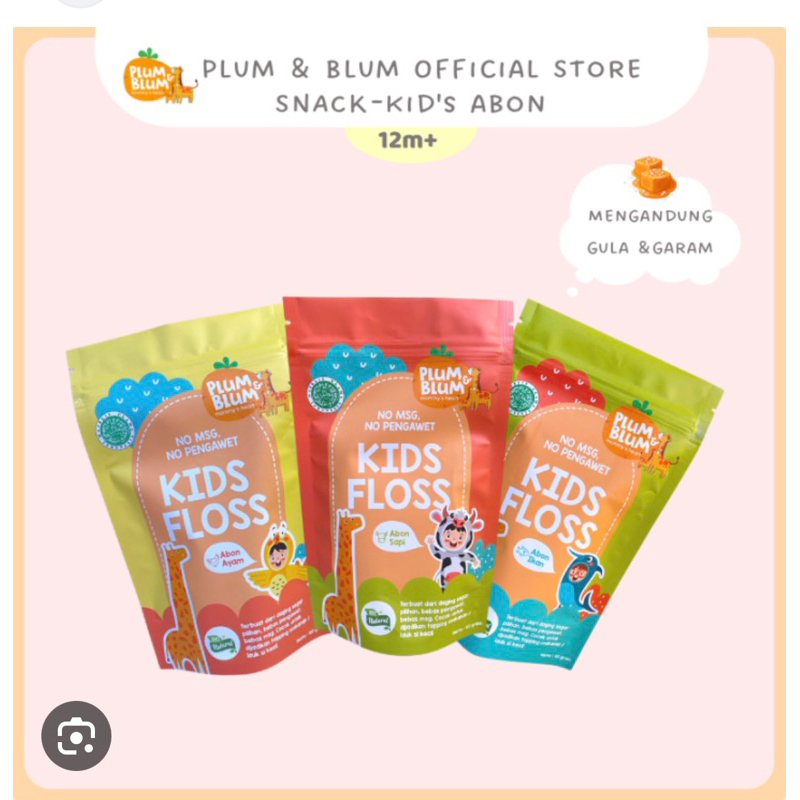 

plum&blum kids FLOSS abon ayam 60gr