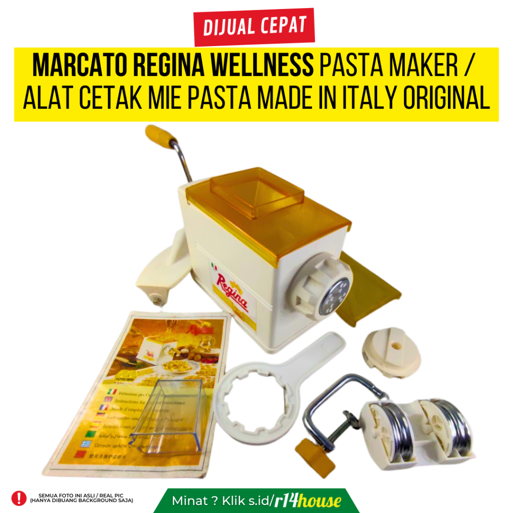 MARCATO REGINA WELLNESS PASTA MAKER / ALAT CETAK