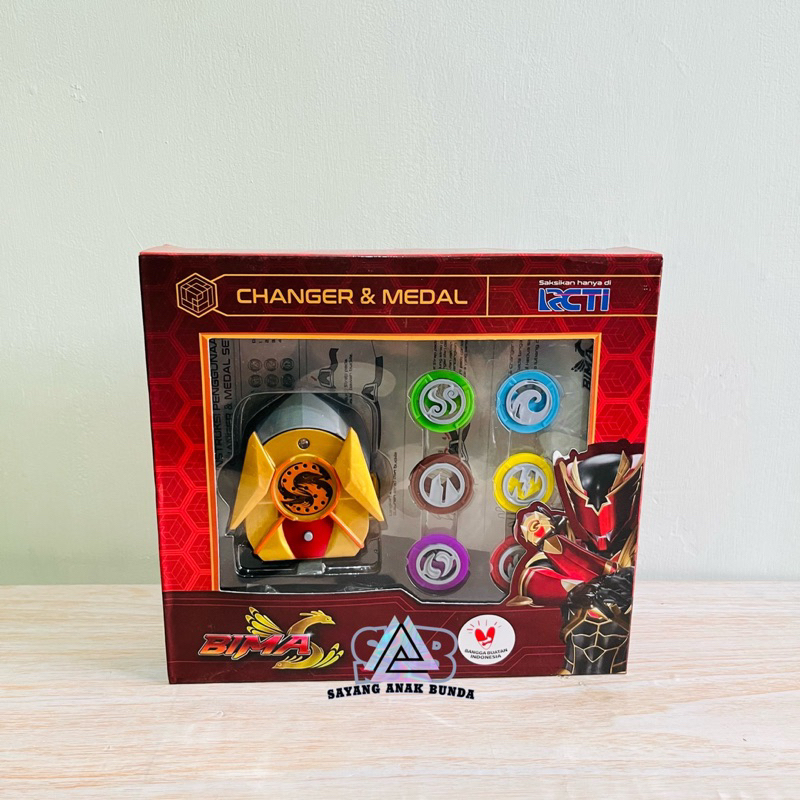 Mainan Jam Bima S Changer & Medal mainan edukatif jam tangan bima S