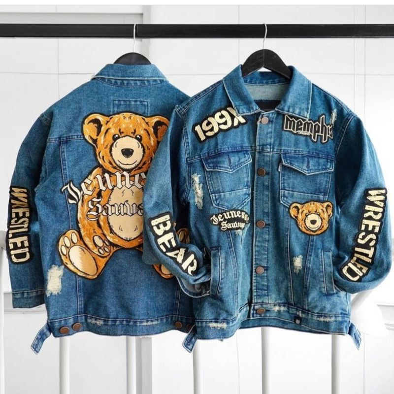 MEMPHISORIGINS DENIM JACKET BEAR (LIMITED EDITION)
