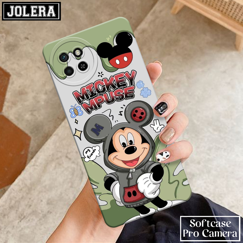 Case Hp Softcase Itel S23 Case Hp Itel S23 Silikon Hp Itel S23 Casing Itel S23 Motif Cartoon Keren -