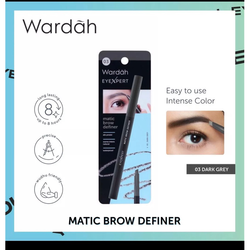 wardah pensil alis matic