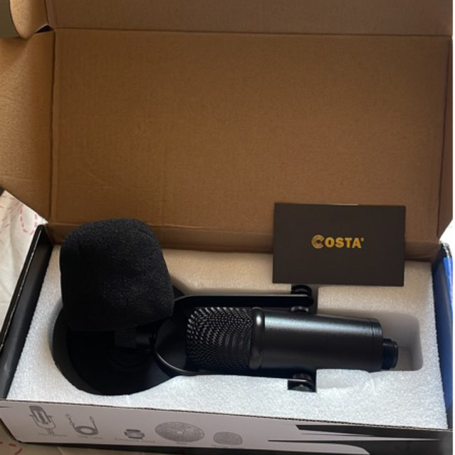 MICROPHONE USD PODCAST RECORDING COSTA CM-U100 PROFESSIONAL CONDENSER