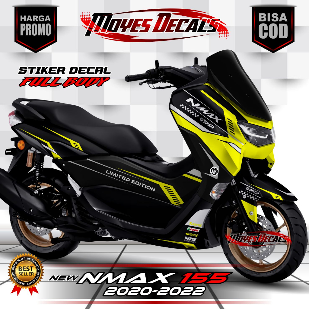 Decal NEW Nmax 155 Full Body 2022 Decal Nmax Full Body Terbaru 2022 Decal Nmax 2022 RACING