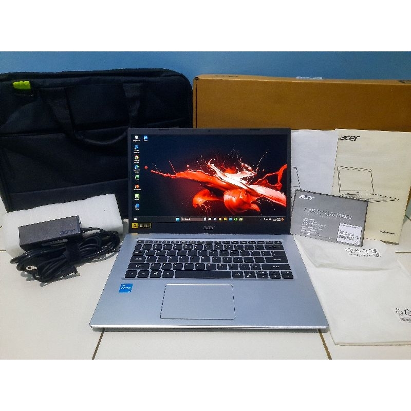 Laptop Second Bekas Acer Aspire A514 Intel Core i3-1115G4 11Th Gen Ram 4GB DDR4 SSD 256gb Nvme HDD 1