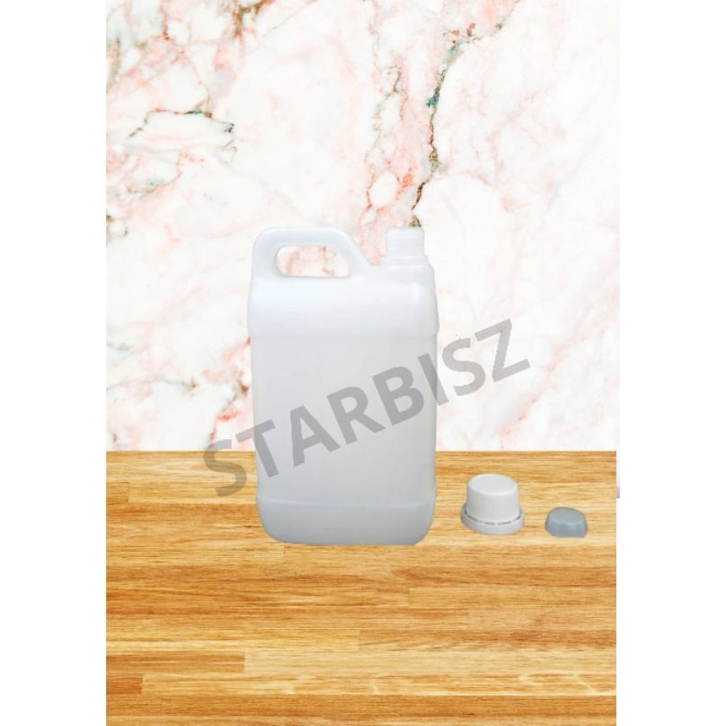 Jerigen 2 Liter Natural Baru / Jerigen 2 Liter Tutup Segel HDPE Natural