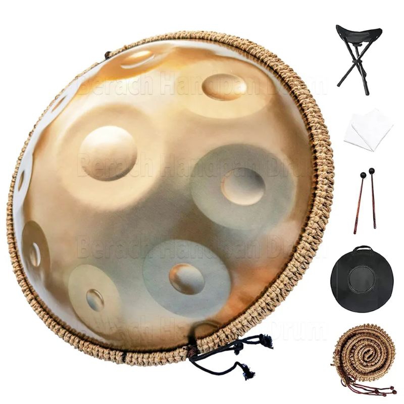 Handpan 440hz for yoga meditation 18inch Keys G