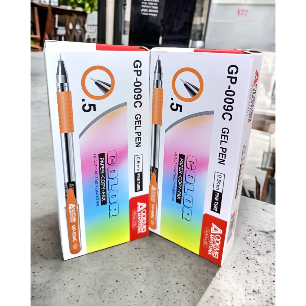 

Pulpen Gel Aodemei GP-009C Warna-warni 1 Pak (12 Pcs) ATK