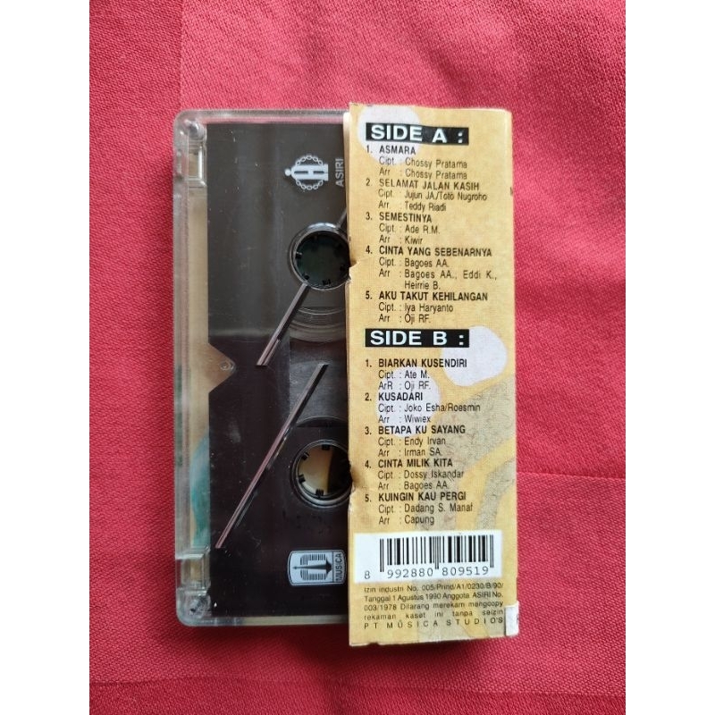 Kaset Pita Novia Kolopaking , Hit.Asmara, selamat jalan kekasih