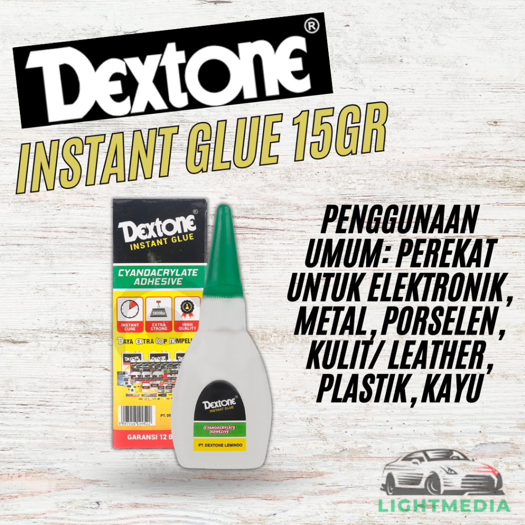 

Lem Korea Dextone Instant Glue 15gr