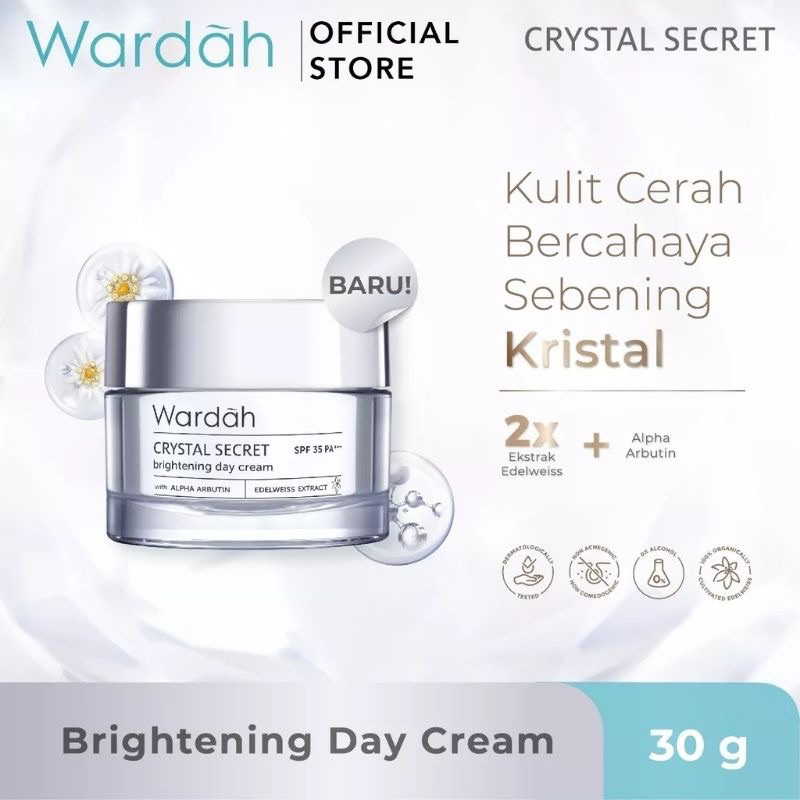 Wardah white secret day cream