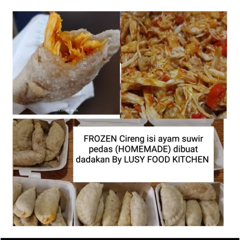 

Cireng isi ayam suwir pedas(Frozen)
