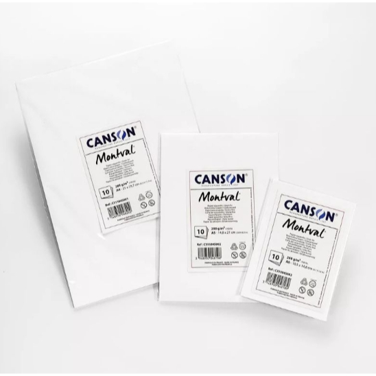 

Watercolor Paper Canson A6 A5 A4 200 gsm