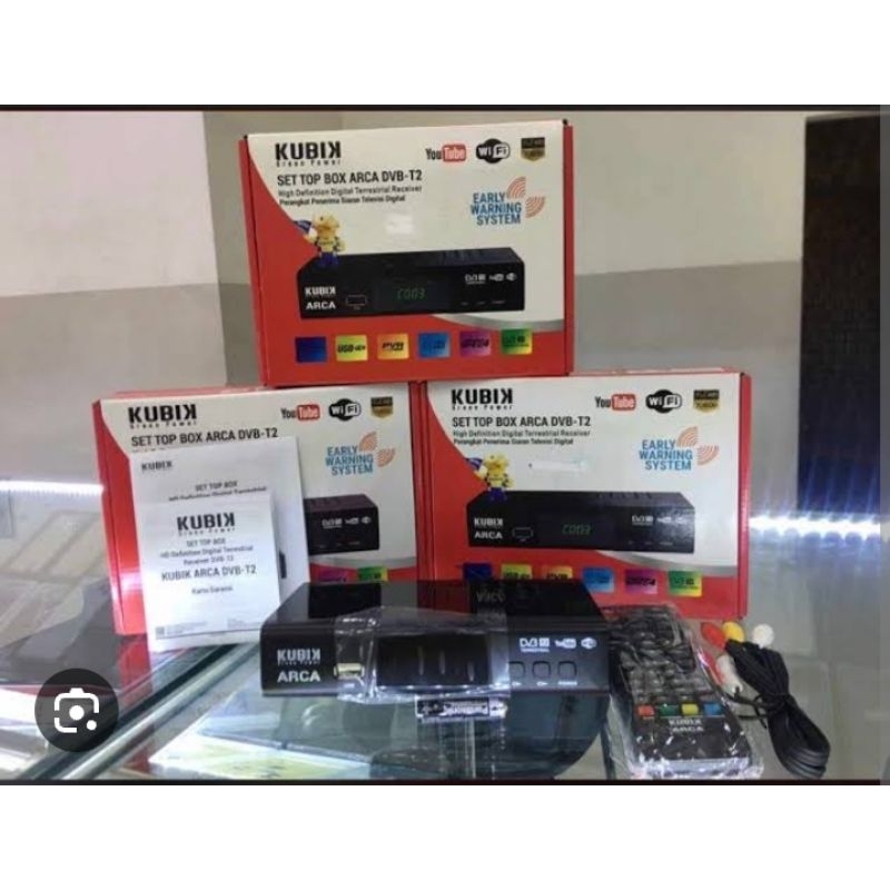 Tv Box STB DVB KUBIK / CBM / FREEBOX Super HD Receiver DigitaL Tanpa Antena Gambar Jernih