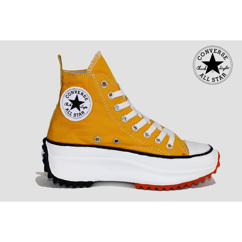 Sepatu Converse Run Star Hike Warna Kuning Sepatu Sneakers Fashion Sepatu Olahraga Sepatu Import Sep