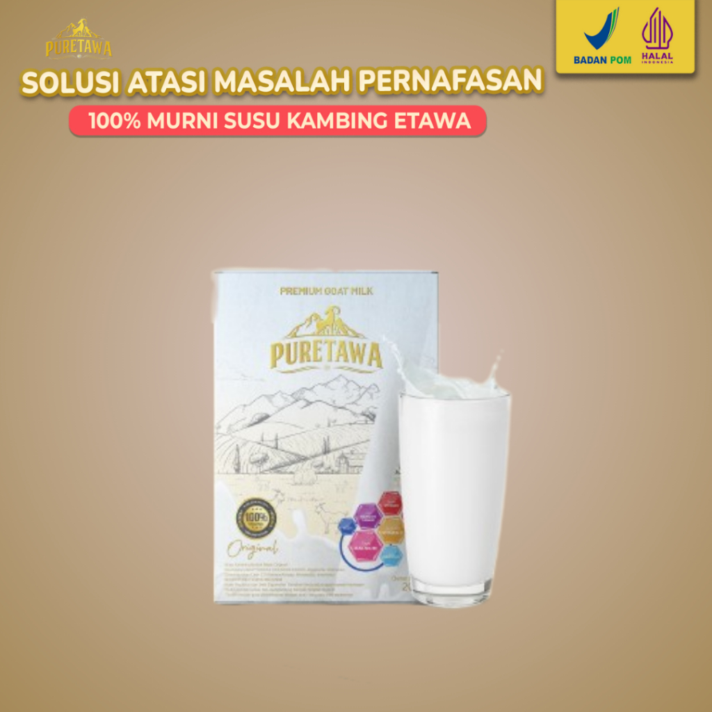 

PURETAWA Susu Asli Kambing Etawa - Merawat Kesehatan Tulang Dan Sendi BPOM