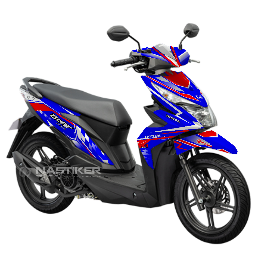 STIKER DECAL HONDA BEAT NEW RACING - DECAL BEAT ESP 2017-2019 FULL BODY