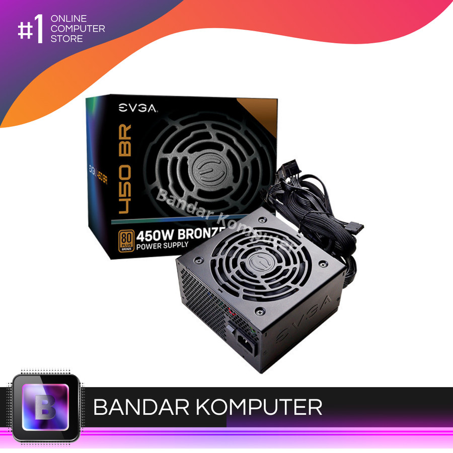 EVGA 450 BR, 80+ BRONZE 450W, 3 Year Warranty, Power Supply 100-BR-045