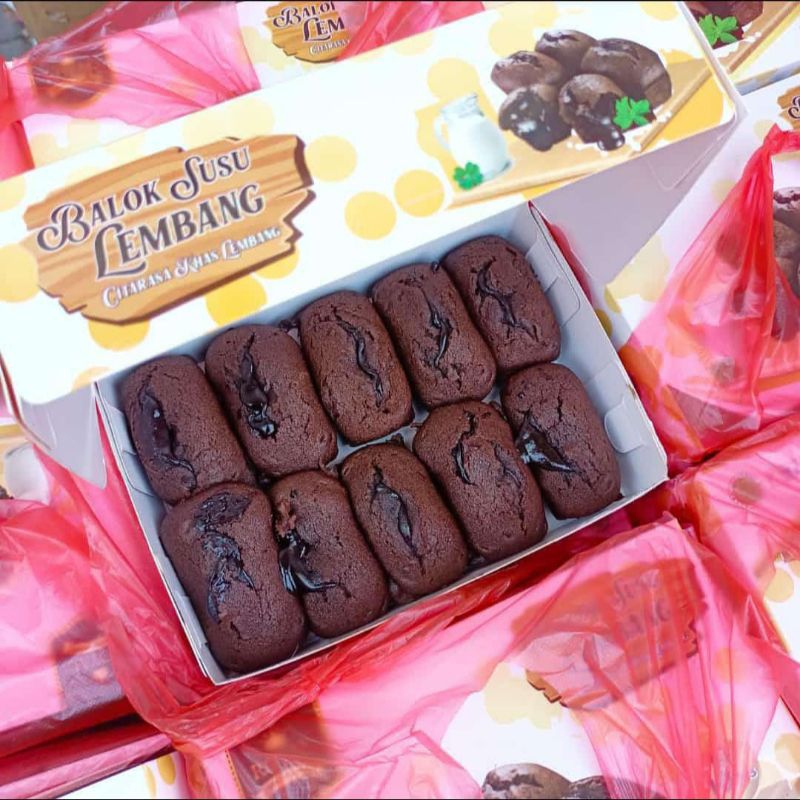 Kue balok isi 10 balok susu lembang
