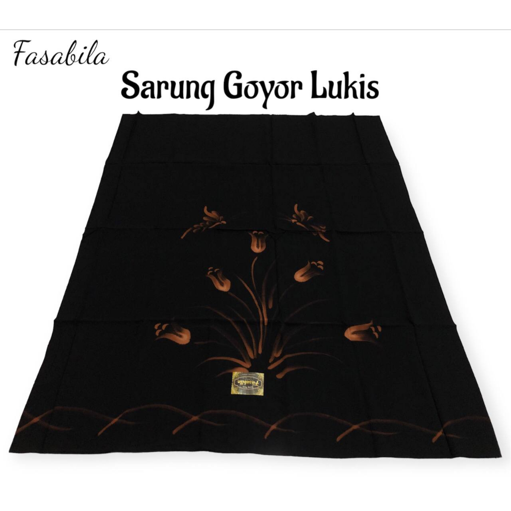 SARUNG BATIK WANITA SANTUNG GOYOR LUKIS BATIK CAP