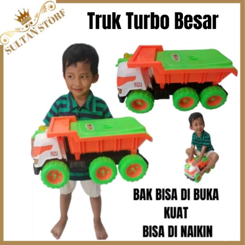 Mainan Mobil Truck Tronton Pengangkut Pasir Besar