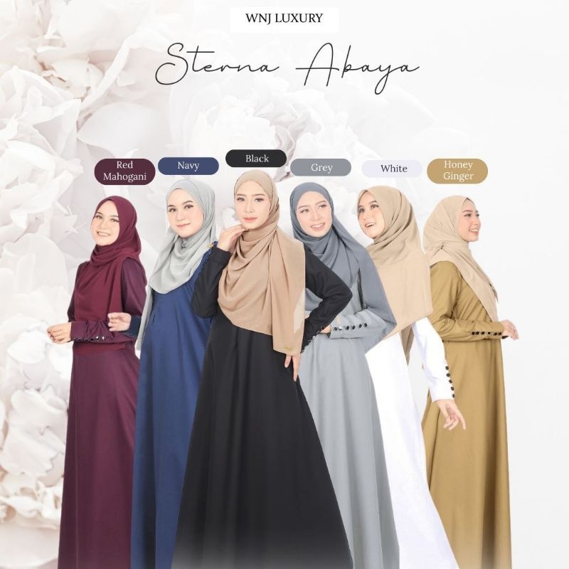 Sterna Dress | Gamis Toyobo original WNJ Luxury