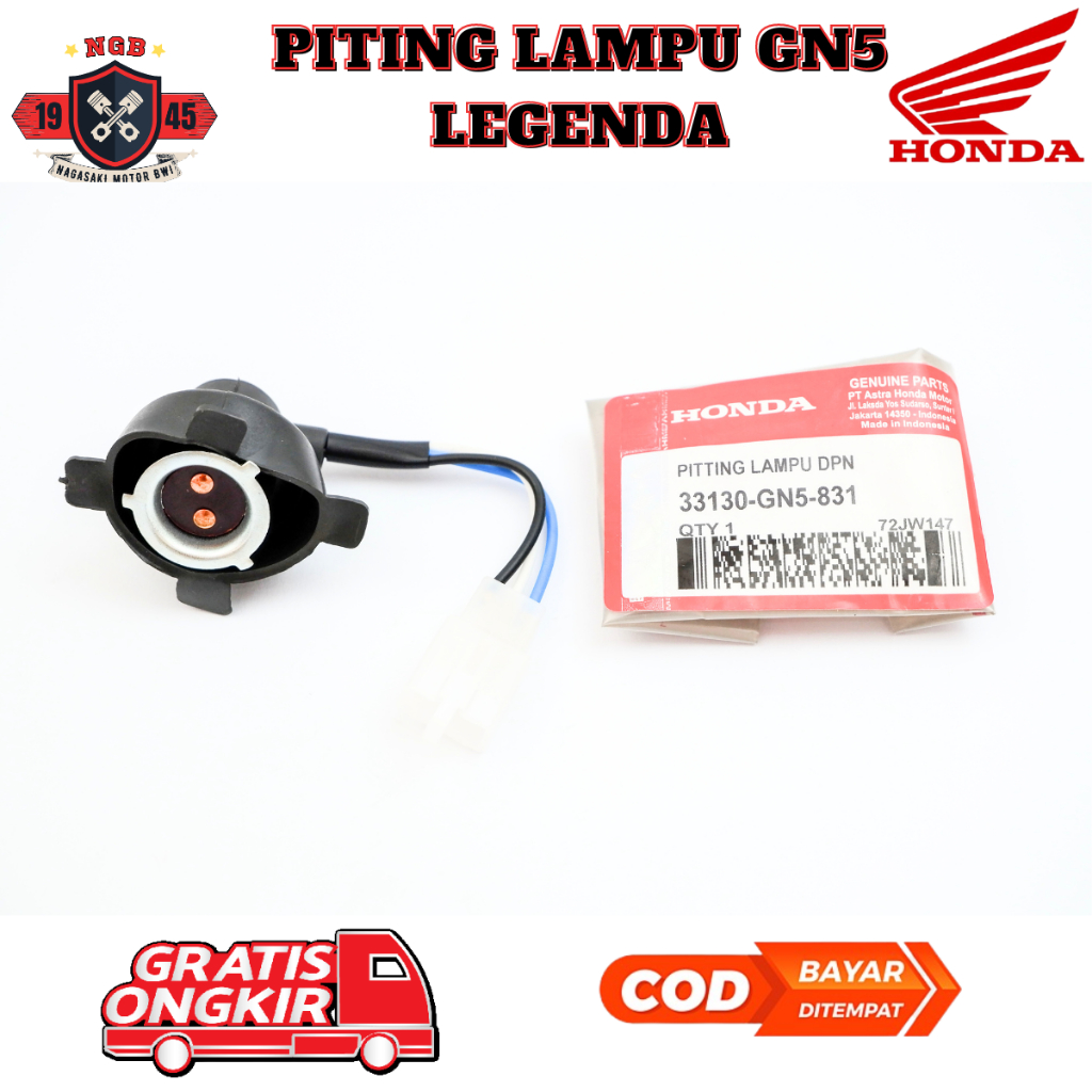 soket lampu depan - pitingan lampu motor depan - fitting lampu motor - Fitting Piting Lampu Socket C