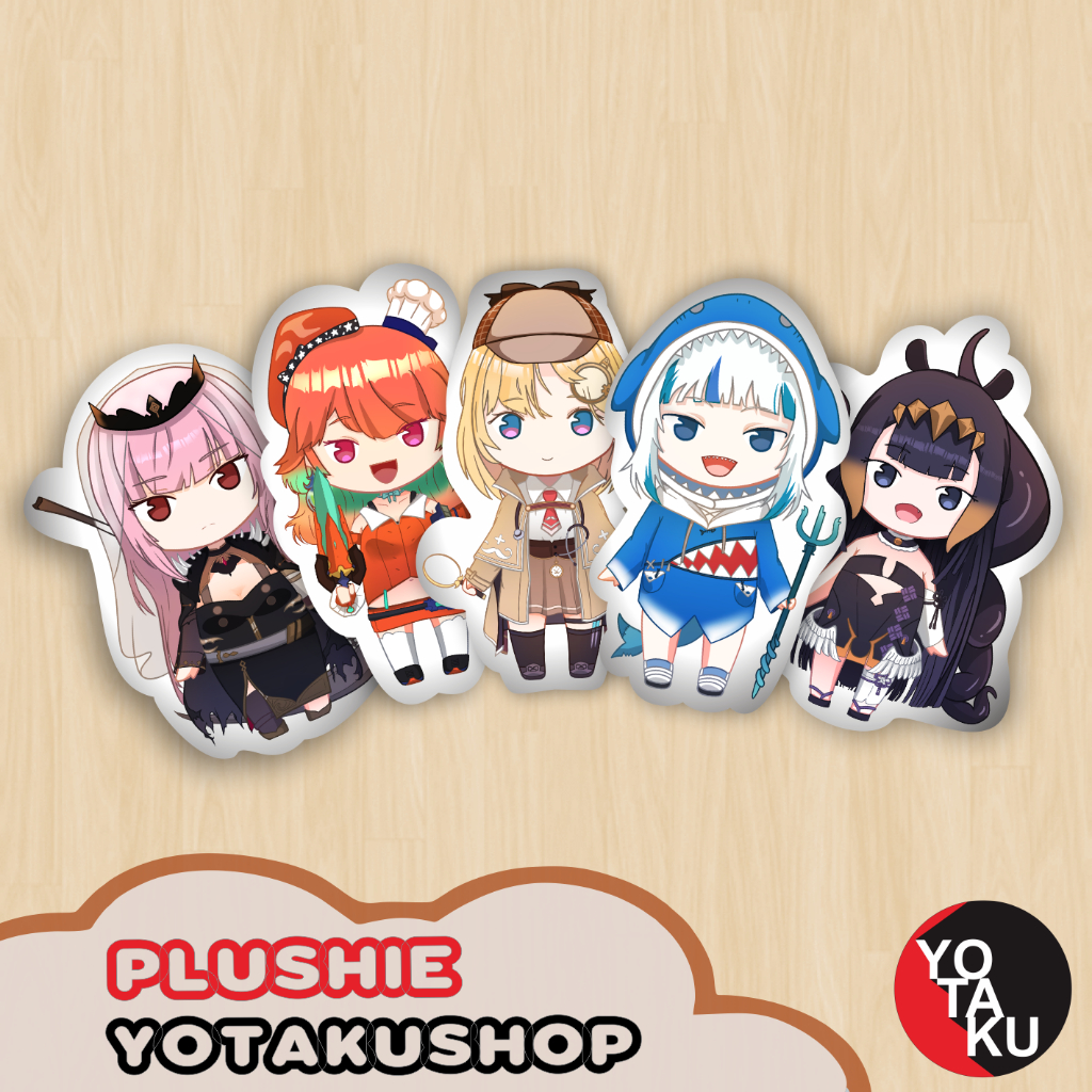 Boneka Plushie Anime Hololive EN Myth 30 cm Gura Kiara YOTAKUSHOP
