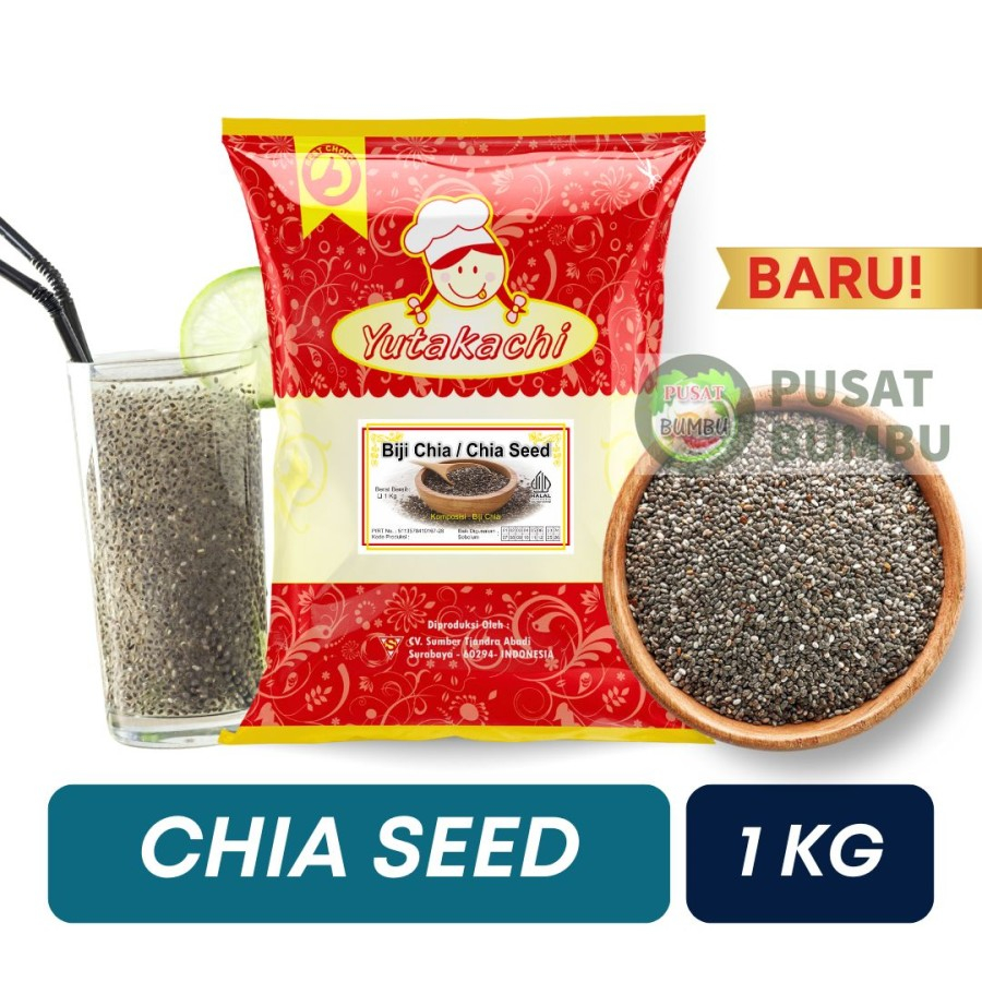 

1 KG Black Chia Seed Mexico Premium Natural
