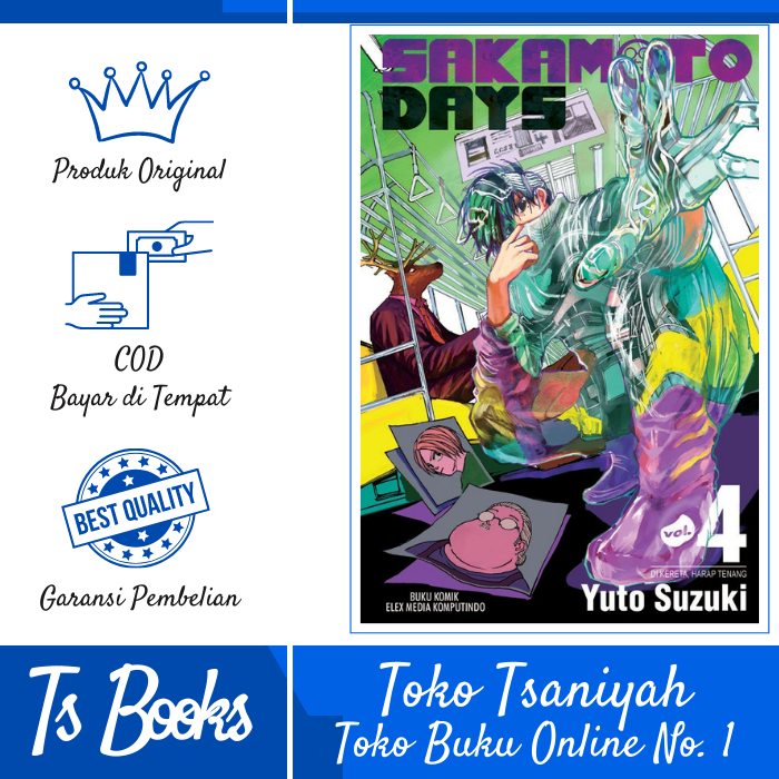 Buku Komik Manga Sakamoto Days 4 By Yuto Suzuki Buku Komik Manga Dewasa