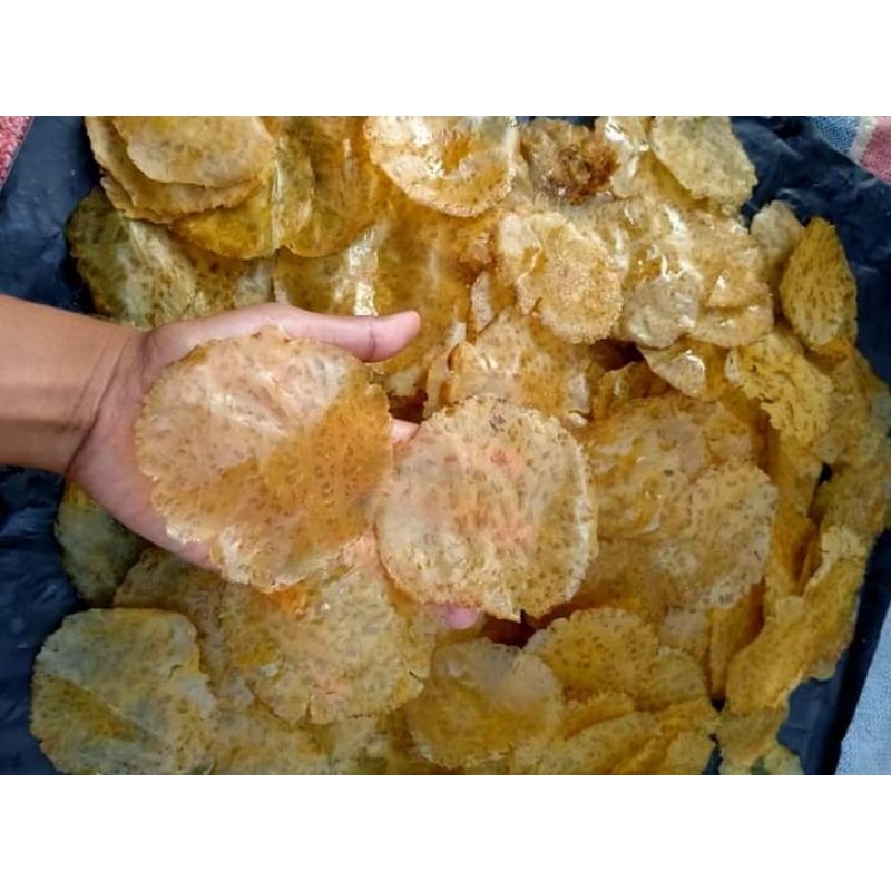 

Kerupuk jengkol pilihan PALING MURAH 1kg 85.000 kualitas menengah